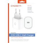 Cygnett Wall Charger EU 20W USB-C PD White