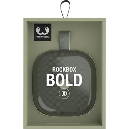 BOLD Rockbox Bluetooth Green n Wireless Xs Fresh Rebel speaker Dividino Dried - - |
